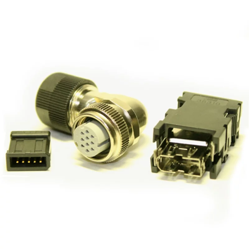 Набор разъёмов энкодера, IP67, угловой тип MR-ENCNS2A